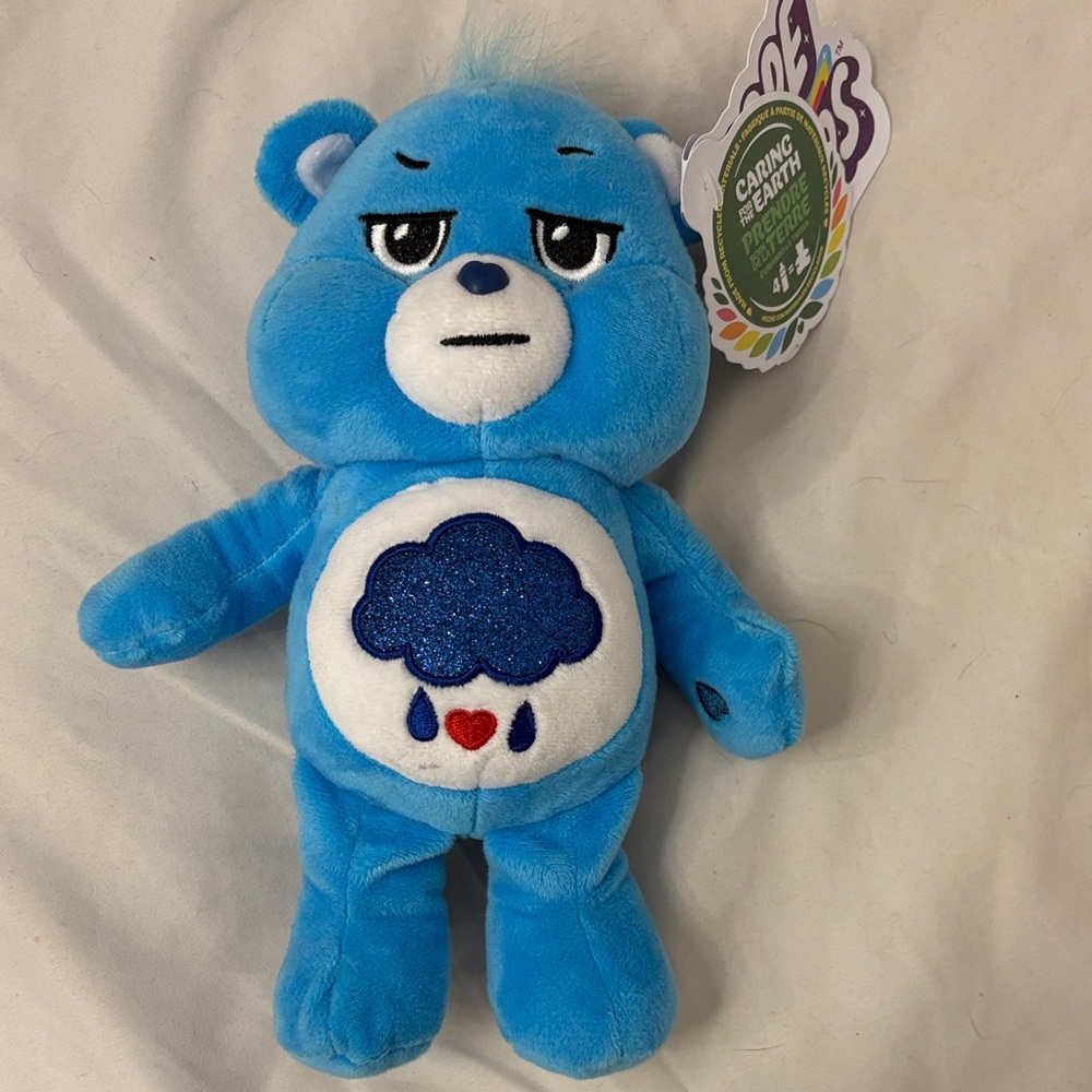 NWT Grumpy Blue Bear Plush by Care Bears